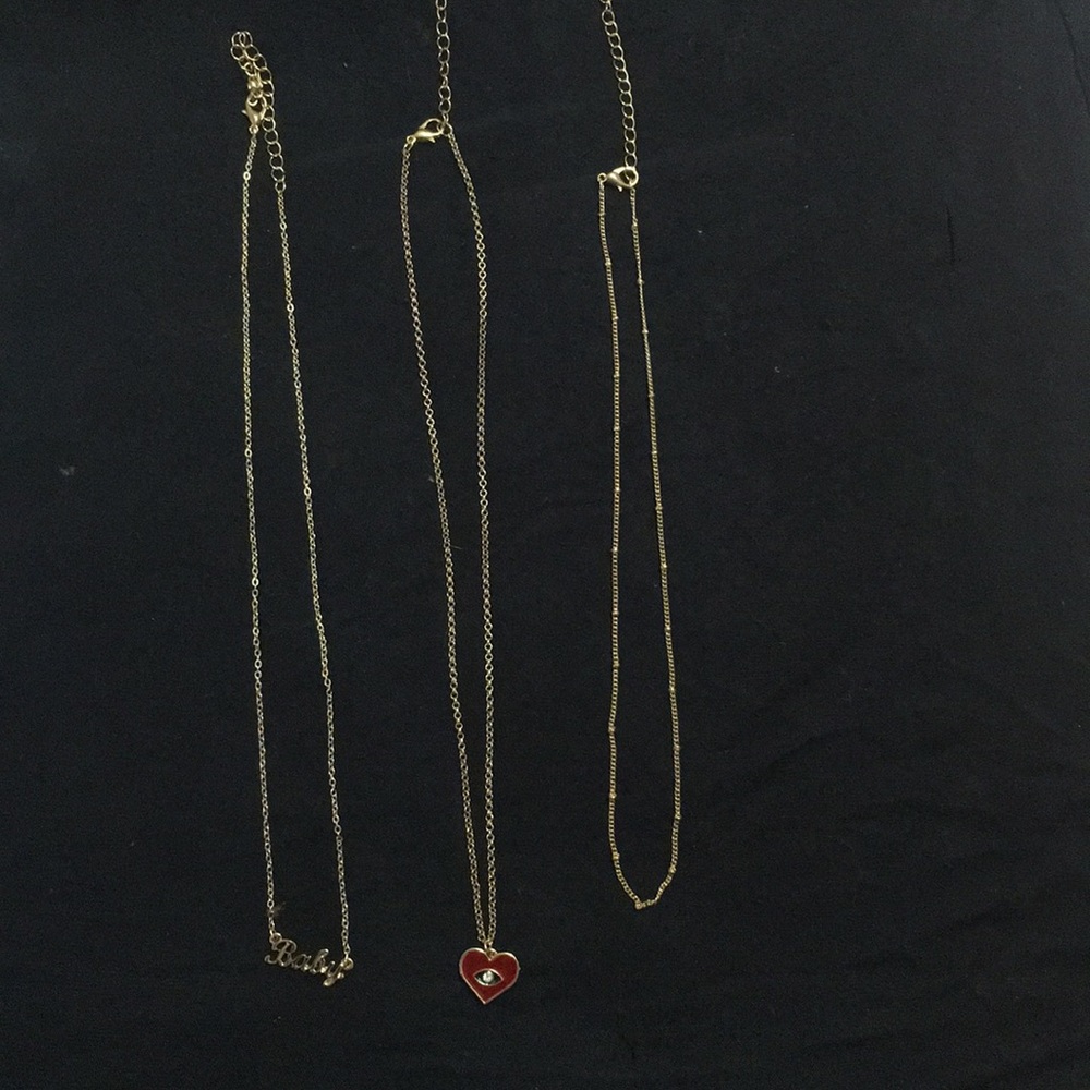 Gold layered necklace